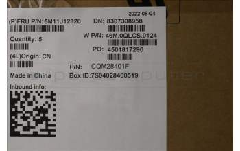 Lenovo 5M11J12820 MECH_ASM GRP_KBD_BZL_NORDIC_WW_BK_LTN