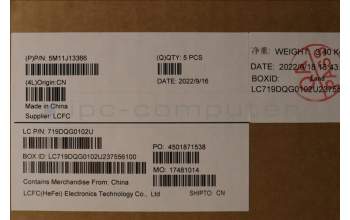 Lenovo 5M11J13366 C-Abdeckung mit Tastatur, Ungarisch, Schwarz, Fingerabdruck, WLAN