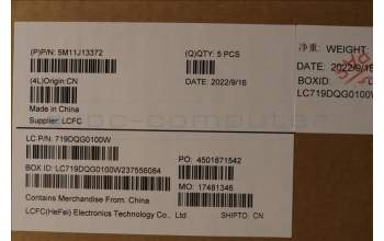 Lenovo 5M11J13372 C-Abdeckung mit Tastatur, Slowenisch, Schwarz, Fingerabdruck, WLAN