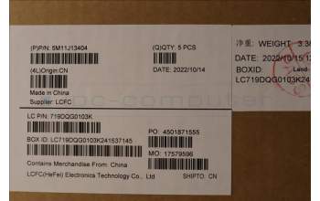 Lenovo 5M11J13404 MECH_ASM KBD BZL,WW,FPR,BK,CHY,ITA