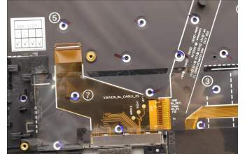 Lenovo 5M11K07692 C-Cover with keyboard,German,Deep Black,Backlight,WWAN