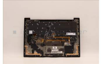 Lenovo 5M11K07694 C-Cover with keyboard, Nordic, Deep Black, WWAN