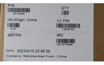 Lenovo 5M11K08485 MECH_ASM CS21 3+2bCP,Mylar,GS1,TRI