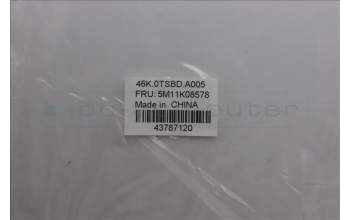 Lenovo 5M11K08578 CS22 3+2bCP, Mylar, Synaptics PCB, Black, Non-NFC, SOVP&MP, Sunrex