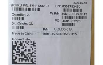 Lenovo 5M11K66107 MECH_ASM HYB/RTX NoWWAN D-Cover ASM,P1G5