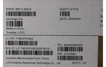 Lenovo 5M11L59319 BL KB BK EST SRX