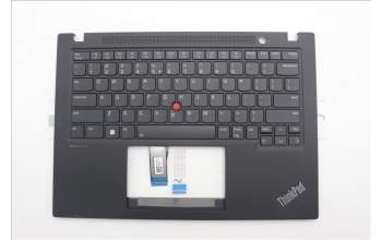 Lenovo 5M11L59322 C-Cover with keyboard, US English Euro, Black, Backlight, US