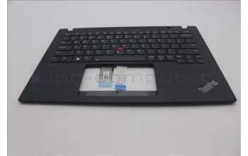 Lenovo 5M11L59322 C-Cover with keyboard, US English Euro, Black, Backlight, US