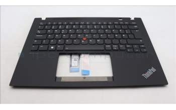Lenovo 5M11L59375 C-Cover with keyboard, Norwegian, Black, Backlight, UK