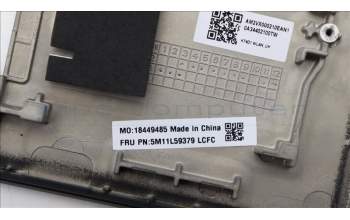 Lenovo 5M11L59379 C-Cover with keyboard, Nordic, Black, Backlight, UK