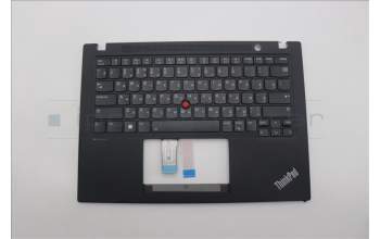 Lenovo 5M11L59385 C-Cover with keyboard, Russian, Black, Backlight, US
