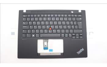 Lenovo 5M11L59399 C-Cover with keyboard, Swedish/Finnish, Black, Backlight, UK