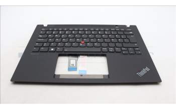 Lenovo 5M11L59399 C-Cover with keyboard, Swedish/Finnish, Black, Backlight, UK