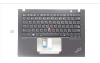 Lenovo 5M11L59435 C-Cover with keyboard, Arabic, Black, Backlight, WWAN, US