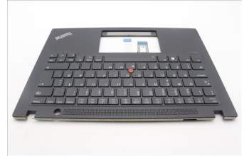 Lenovo 5M11L59459 C-Cover with keyboard, Danish, Black, Backlight, WWAN, UK