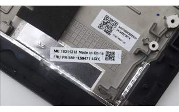 Lenovo 5M11L59471 C-Cover with keyboard,US English Euro,Black,Backlight,WWAN