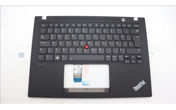 Lenovo 5M11L59497 C-Cover with keyboard, Icelandic, Black, Backlight, WWAN, UK