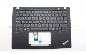 Lenovo 5M11L59535 C-Cover with keyboard, Russian, Black, Backlight, WWAN, US