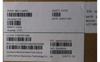 Lenovo 5M11L59552 BL KB BK WW SWS TRI