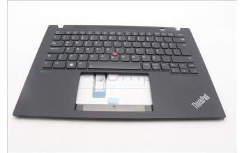 Lenovo 5M11L59563 C-Cover with keyboard, Turkish, Black, Backlight, WWAN, UK