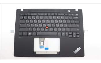 Lenovo 5M11L59575 C-Cover with keyboard, Ukraine, Black, Backlight, WWAN, US