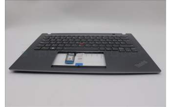 Lenovo 5M11L59634 C-Cover with keyboard, Spanish, Grey, Backlight, UK