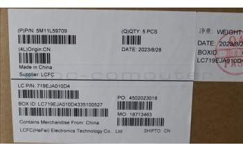 Lenovo 5M11L59709 MECH_ASM FRU KB CCV POR UK (SRX) BK