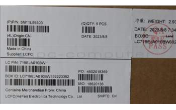 Lenovo 5M11L59803 MECH_ASM FRU KB CCV ARA US BL (CHY) BK