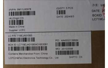 Lenovo 5M11L60978 MECH_ASM FRU KB CCV ARA US (CHY) AG