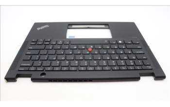 Lenovo 5M11L64100 C-Cover with keyboard, USA English, Black, Backlight, US