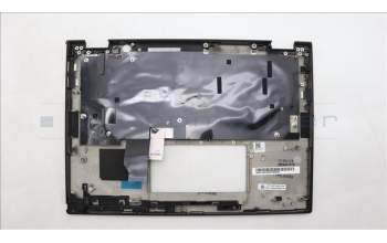 Lenovo 5M11L64124 C-Cover with keyboard, Hungarian, Black, Backlight, UK