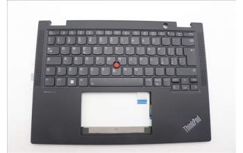 Lenovo 5M11L64132 C-Cover with keyboard, Italian, Black, Backlight, UK