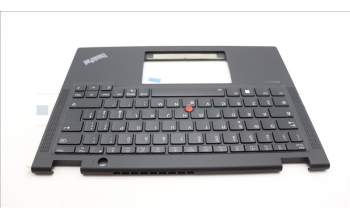 Lenovo 5M11L64133 C-Cover with keyboard, Italian, Black, Backlight, UK