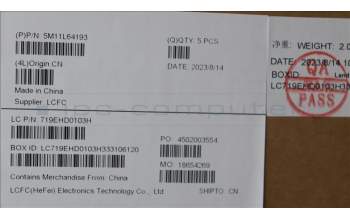 Lenovo 5M11L64193 C-Cover with keyboard, Arabic, Black, Backlight, WWAN, US