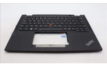 Lenovo 5M11L64211 C-Cover with keyboard, Danish, Black, Backlight, WWAN, UK