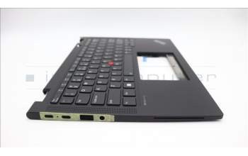 Lenovo 5M11L64220 C-Cover with keyboard,US English Euro,Black,Backlight,WWAN