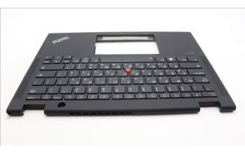 Lenovo 5M11L64235 C-Cover with keyboard, Hebrew, Black, Backlight, WWAN, US
