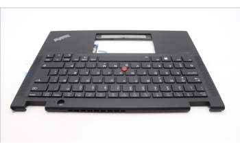 Lenovo 5M11L64241 C-Cover with keyboard, Icelandic, Black, Backlight, WWAN, UK