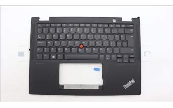 Lenovo 5M11L64289 C-Cover with keyboard, Turkish, Black, Backlight, WWAN, UK