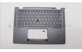 Lenovo 5M11L64342 C-Cover with keyboard, Italian, Grey, Backlight, UK