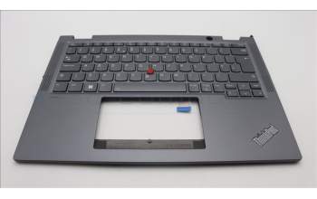Lenovo 5M11L64613 C-Cover with keyboard, UK English, Grey, Backlight, UK