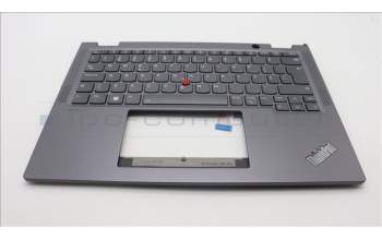 Lenovo 5M11L64726 C-Cover with keyboard, Portuguese, Grey, Backlight, WWAN, UK