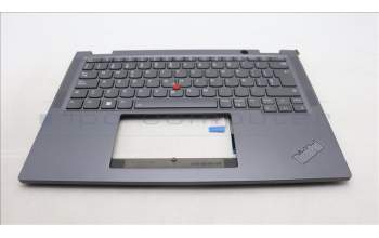 Lenovo 5M11L64739 C-Cover with keyboard, Spanish, Grey, Backlight, WWAN, UK