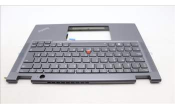 Lenovo 5M11L64739 C-Cover with keyboard, Spanish, Grey, Backlight, WWAN, UK