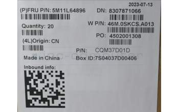 Lenovo 5M11L64896 ASM A COVER YG 2.4T SG WLAN AMD