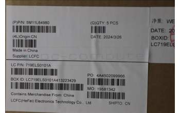 Lenovo 5M11L64980 MECH_ASM FRU KB CCV ITA (CHY) UK BK