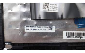Lenovo 5M11L65125 MECH_ASM FRU KB CCV LA SPA (LTN) UK BK