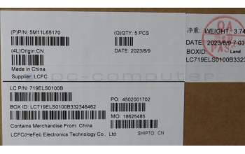 Lenovo 5M11L65170 MECH_ASM FRU KBCCV 058 FRA BL(LTN)UKBK