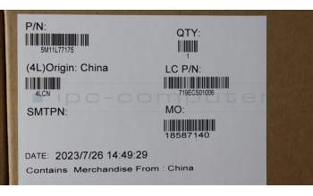 Lenovo 5M11L77175 FRU 5M BEZEL+FHD TAPE05 AL ASM