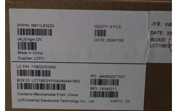 Lenovo 5M11L83220 MECH_ASM KBDBZL,SWE/FIN,WW,BK/GY,SRX